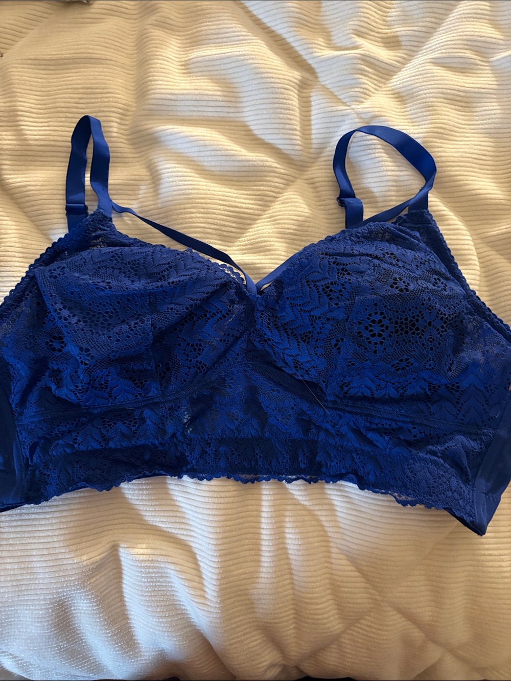 Parfait Blue Lace Bralette - Women's Intimates